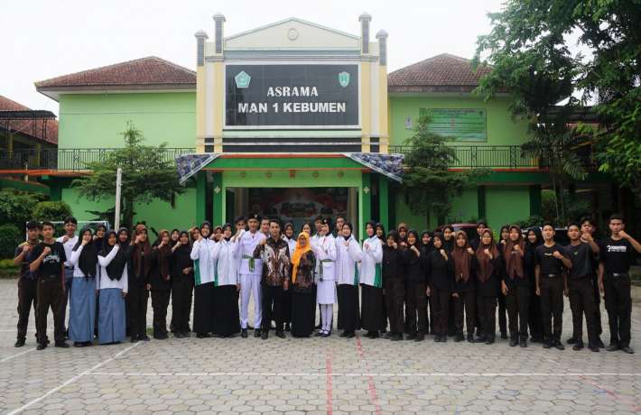 Dulang Semangat Seleksi Paskibra PPI Go to MAN 1 Kebumen