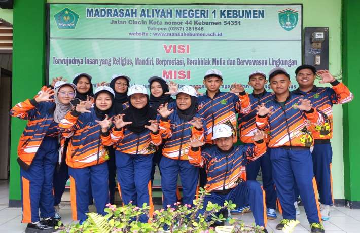 Terbanyak di Daerah MAN 1 Kebumen Lepas 12 Atlet  Bertanding di POPMA Provinsi