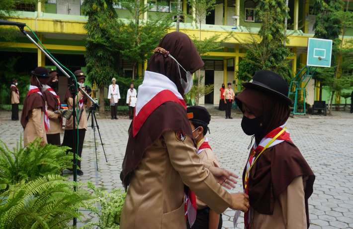 PRAMANZA GELAR PENERIMAAN TAMU AMBALAN SECARA VIRTUAL