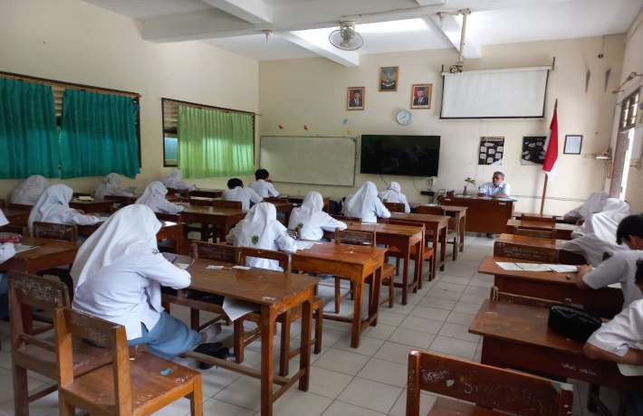 Pelaksanaan Asesmen Madrasah Hari Pertama Berlangsung Tertib di MAN 1 Kebumen