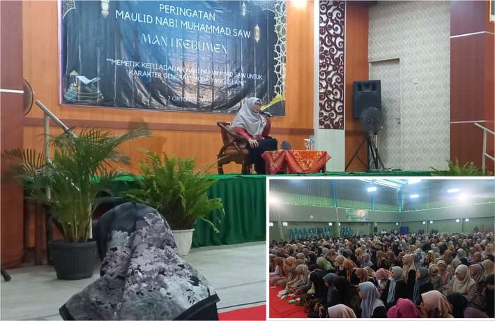 Peserta Didik MAN 1 Kebumen Petik Teladan dalam Peringatan Kelahiran Nabi