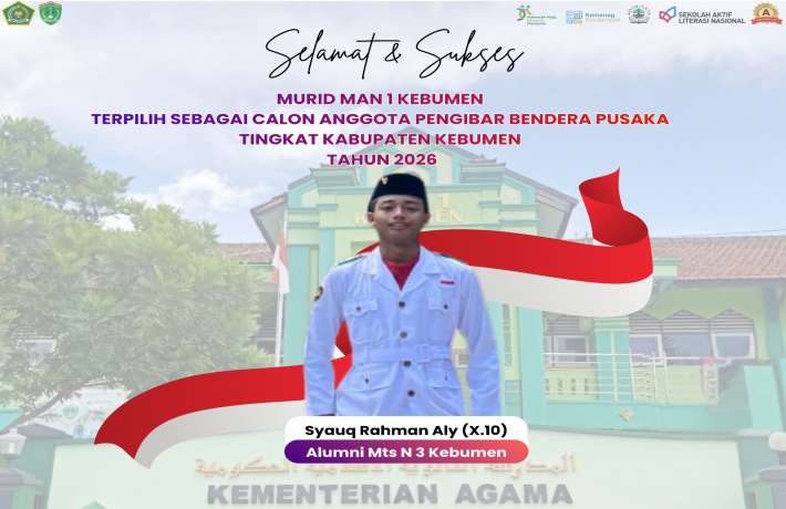 Ukir Sejarah Siswa MAN 1 Kebumen Jadi Satu-satunya Perwakilan Madrasah Lolos Paskibraka Kabupaten 2026