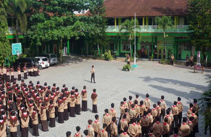 Pramuka MAN 1 Kebumen Laksanakan  Penerimaan Tamu Ambalan 