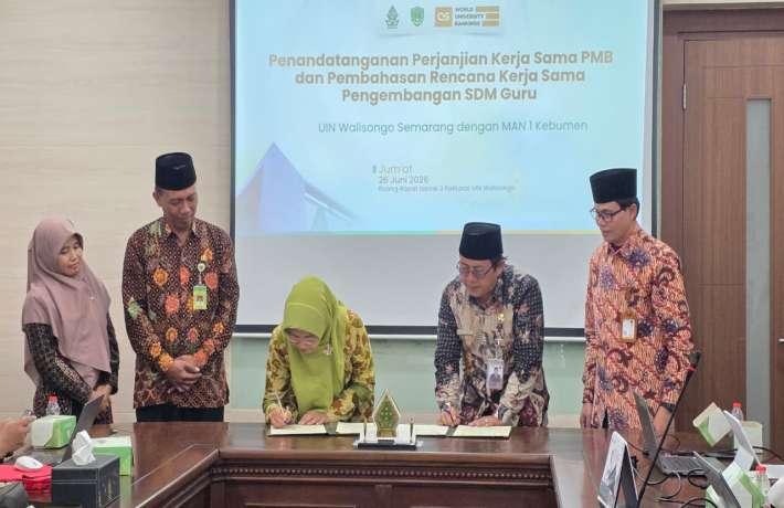 Memperkuat Mutu Pendidikan MAN 1 Kebumen dan UIN Walisongo Semarang Jalin Kerja Sama Strategis