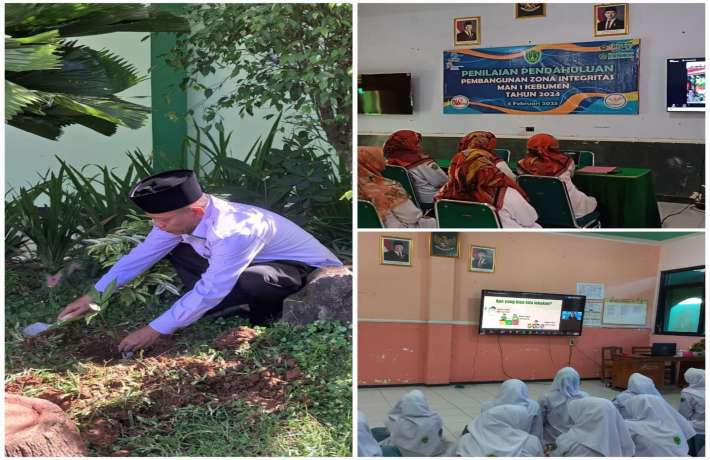 MAN 1 Kebumen Semarakkan Hari Bumi dengan Penanaman Pohon dan Partisipasi Aktif dalam Kegiatan Nasional